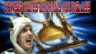 [League of Legends meme]Cowsep hates Zhonya's Hourglass