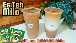 LUAR BIASA SEHARI LAKU RATUSAN CUP‼️ES TEH MILO || IDE USAHA MODAL KECIL UNTUNG BESAR