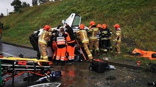 Polish paramedics in action