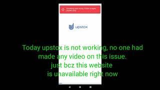 Upstox error
