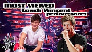 MOST VIEWED Coach Wincent performances! | The Voice Kids