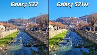 Samsung Galaxy S22 vs S21 FE Camera Test