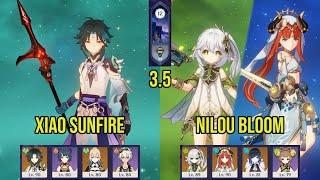 (F2P) C0 XIAO Sunfire & C0 NILOU Bloom (w/ C0 YELAN) | 3.5 Spiral Abyss Floor 12 | Genshin Impact