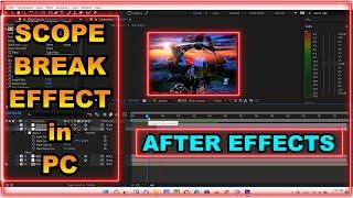 Scope Break Effect like mvpzak (After Effects Tutorial) urdu/hindi