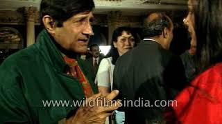 Dev Anand, Hema Malini and Anupam Kher at launch of Gangster, Dev meets Ramesh Sharma