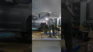 Снятие двигателя на BMW