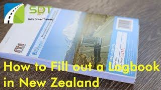 How  to fill out a Logbook in NZ