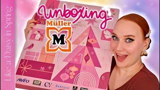 24,99€!  Müller Adventskalender 2024 | 24 Verwöhnmomente Unboxing - Lohnt sich?| LikeADaisyInSpring