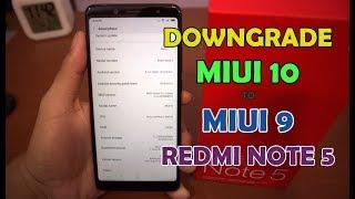 Downgrade MIUI 10 Global Stable ke MIUI 9 Global Stable Redmi Note 5, Awas Gallery Bermasalah
