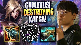 GUMAYUSI DESTROYING WITH KAI'SA! - T1 Gumayusi Plays Kai'sa ADC vs Draven! | Bootcamp 2022