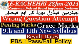 Fbise Ekacheri Summary 28jun 2024 - Good News For Fbise Students - Fbise Result 2024