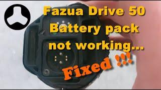 Fazua Ride 50 Battery fault - fixed for zero cost