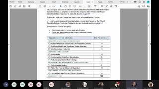 Checklist LIst Item #2   Project Selection Criteria Overview