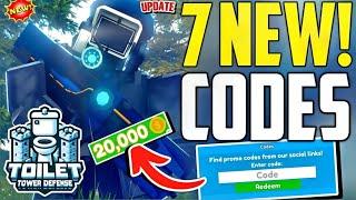 UPDATE NEW ALL WORKING TOILET TOWER DEFENSE ROBLOX CODES JULY 2024| ROBLOX CODES JULY 2024