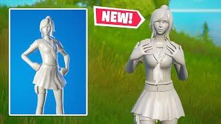 NEW SECRET WHITE TSUKI Skin Gameplay in Fortnite! (Human Style)