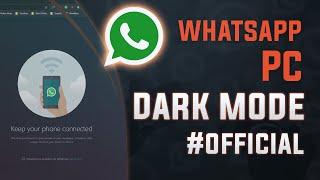 How to Active Dark Mode on Whatsapp PC Version | No Cracks | Official Web Version