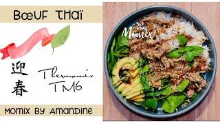 Live Thermomix / Boeuf Thai aux oignons et riz basmati ️ DELICIEUX !!!