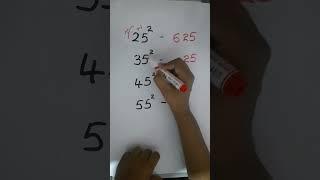 Easy Math Hacks  square numbers  