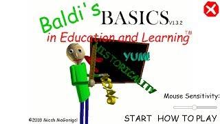 Baldi's Basics in Education & Learning (PC Gameplay) [1080p60]