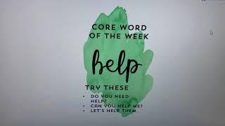 ACOE Core Word: HELP