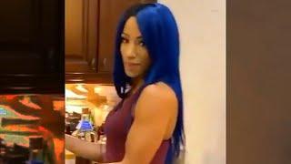 Sasha Banks making ‘Mac & Cheese’ |LegitBossedUp #shorts #sashabanks