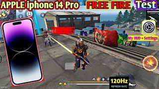 APPLE iphone 14 Pro Free Fire Gameplay + Heating + Battery Drain Test | iphone 14 pro Gameplay..