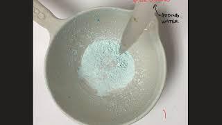 RV Chemistry Demo   Mystery Blue Crystals