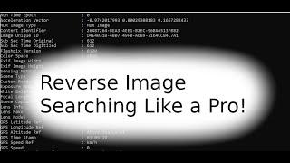 Reverse Image Searching and Pulling EXIF Data Like a Pro!