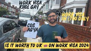 Alert Is it worth to come to UK  on work visa 2024 | UK Home office start giving COS of work visa