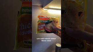 Trying Indomie chicken flavour ramen                          #ramen  #indomie  #shorts #explore