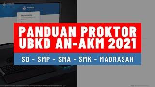 Panduan Proktor UBKD AN & AKM 2021 - Asesmen Nasional Jenjang SD SMP SMA SMK & Madrasah | UNBK 2021