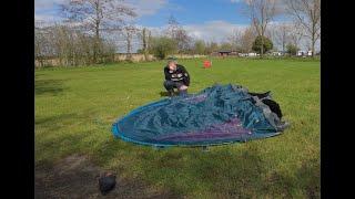 Motocamping - Testing our tent for the first time. The highs and lows!