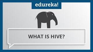 What is Hive in Hadoop? | Pig vs Hive | Hive Tutorial for Beginners | Hadoop Tutorial | Edureka