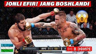 UFC 302 JONLI EFIR! JANGLAR BOSHLANDI: ISLAM-DASTIN, KOSTA-STRIKLAND KO'RISH UCHUN BOSING!