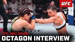 Mackenzie Dern Octagon Interview | UFC Abu Dhabi