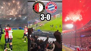 Insane Scenes & Atmosphere At De Kuip As Feyenoord Wins 3-0 Against Bayern Munich