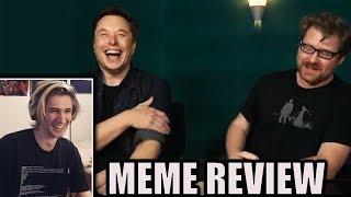 xQc Reacts to PewDiePie: Elon Musk and Justin Roiland Host Meme Review