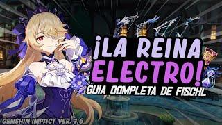 ¡FISCHL ESTÁ ROTA CON DENDRO! Guía Definitiva de Fischl! Mejores Builds y Equipos | Genshin Impact