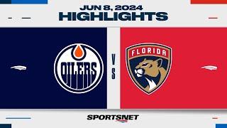 Stanley Cup Final Game 1 Highlights | Oilers vs. Panthers - June 8, 2024