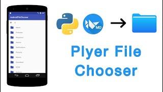  How To Create File Chooser Using Plyer Library In KivyMD | File Chooser