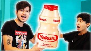 ¡HICIMOS UN YAKULT GIGANTE EN CASA! *probando life hacks de tiktok*