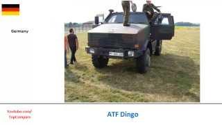 International MaxxPro & ATF Dingo, ambush protected vehicle specs comparison