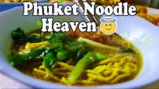 Phuket Food: Noodle Heaven in Phuket Thailand. Phuket Restaurants: Khun Jeed Radna Yod Pak