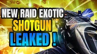 DESTINY 2 ROOT OF NIGHTMARES RAID EXOTIC LEAKED LIGHTFALL !