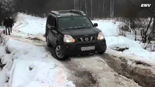 Nissan X-Trail на Гремячем ключе 07.01.14 [x-trail-club.ru] Паркетный оффроад.