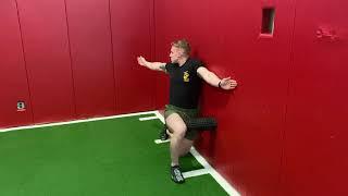 1/2 Kneeling Wall Rotation Stretch