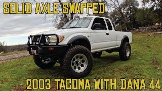 WFO Solid Axle Swapped 2003 Tacoma with Dana 44