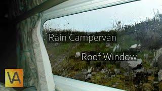 Rain Hitting a Campervan Roof and Window from Inside (Tinnitus Masking, Sleep, Noise Blocking)