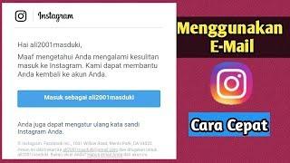 Cara mengatasi lupa kata sandi instagram dengan e-mail