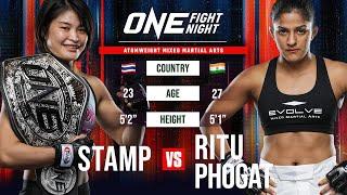 Stamp Fairtex vs. Ritu Phogat | Full Fight Replay